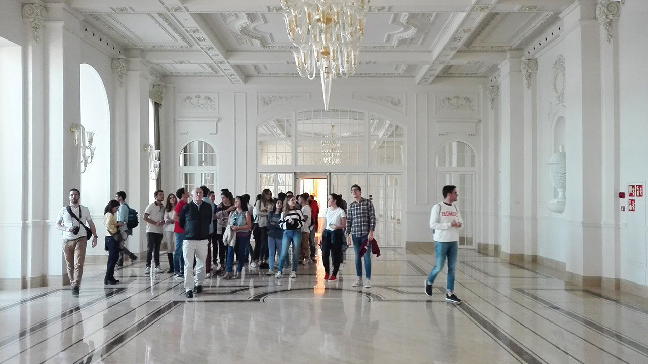 Visita Hotel Miramar - Estudiantes Arquitectura Malaga - Interior